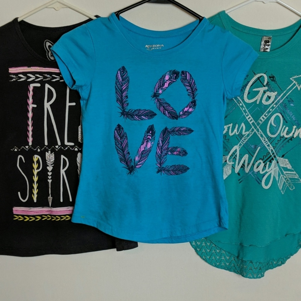 3Tribal Tee Shirts /American Jewel wristlet bundle